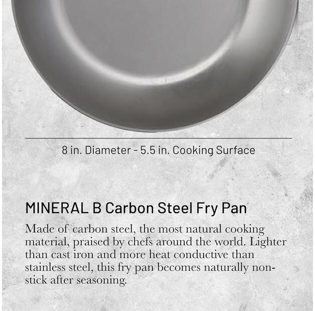 De Buyer Mineral B Element Pro Frying Pan 20 Cm (5680.20)