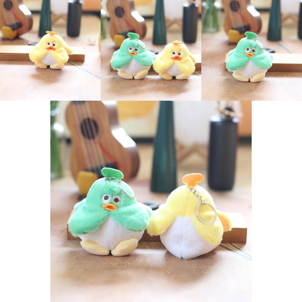 Plush Duck Keychain With Crystal Soft Material For Kids And Collectors