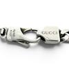 Great GUCCI bracelet Interlocking G Current product Chain Silver AG925 Women 17 Used
