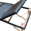 Portable Folding Beech Wood Massage Bed for Home Spa, Moxibustion Therapy, and Beauty Treatments