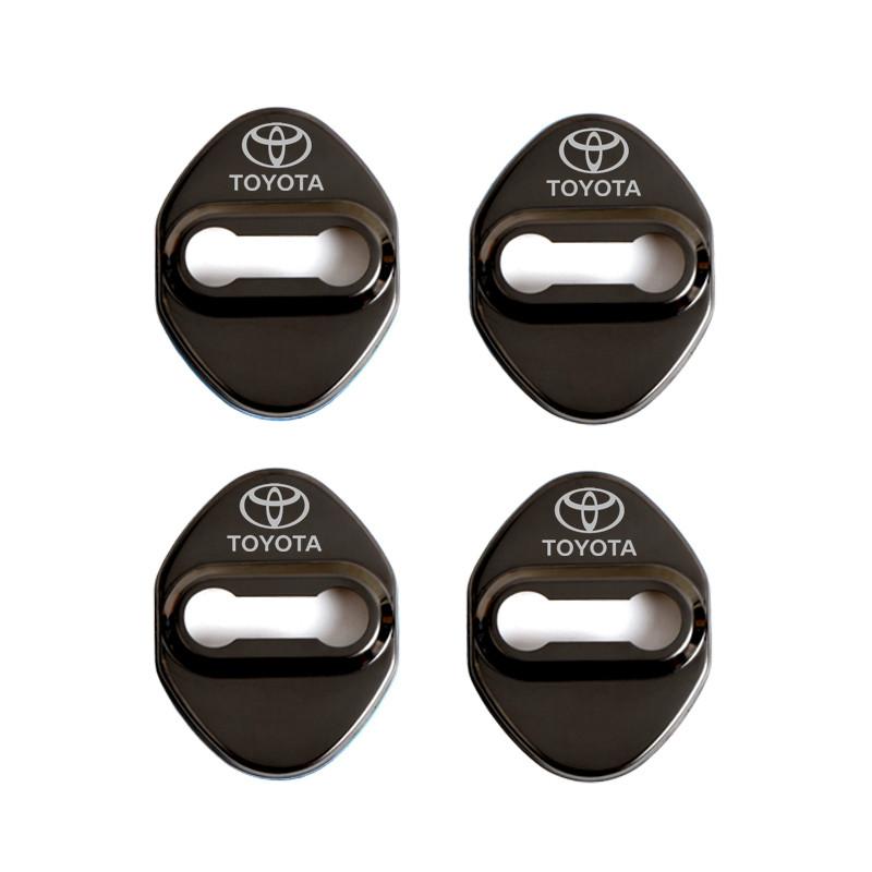 ANP1 For Toyota Vios Corolla Rav4 Auris Camry Yaris Car Stainless Steel door lock Cover chr Avensis Land Cruiser FJ sticker protect