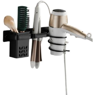 Hair Dryer Organizer Rack Bathroom Hairdryer And Straightener Holder Wall Mounted Shelves Accessories Blower Shelves WB8022