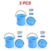 13PCS Retractable Bucket For Fishing Folding Collapsible Bucket Wash Outdoor Fishing Square Barrel Restroom Food Prep Area Folding for Home