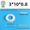 Thickened Nylon Plastic Flat Washer: Hard Plastic Gasket M2-M16