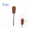 6pcs/10pcs Silicone Rubber Dental Polishing Polisher Grinders Nail Drill Bits for Electric Manicure 2.35mm Shank