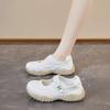 Popular Velcro shallow breathable casual shoes women's 2025 new lightweight soft-soled non-slip sneakers Mary Jane shoes