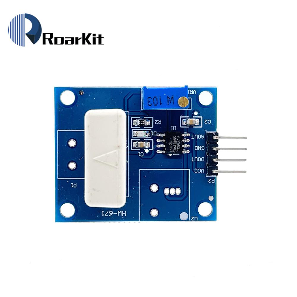 DC 5V WCS1800 Hall Current Detection Sensor Module 35A Precise With Short Circuit Overcurrent Signal Lamp A/D conversion