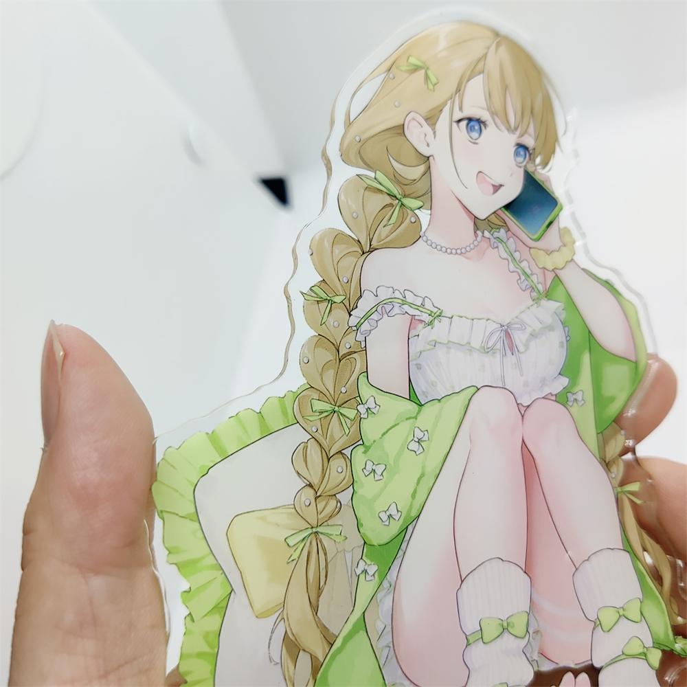 Squ3 Tosaki Mimi Virtual VSPO! Brave Group Aizawa Ema Anime Acrylic Figure Stand Model Desk Decor Collection Gift Toys