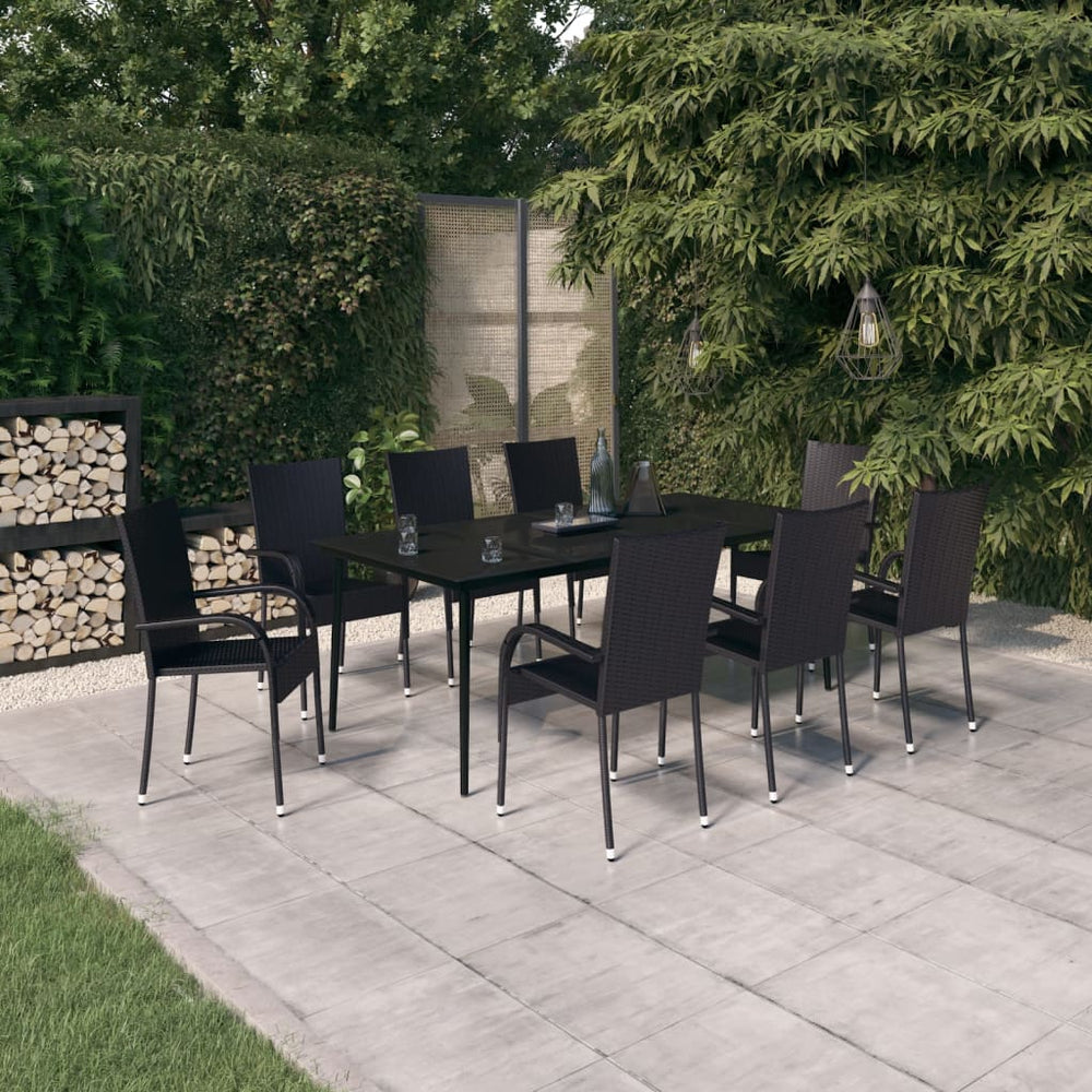 Ensemble à manger de jardin 9 pcs