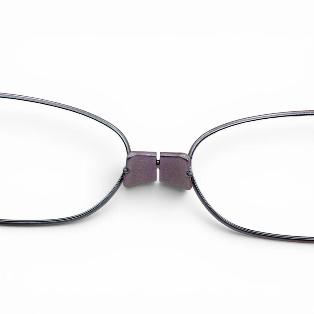 Excellent GENTLE MONSTER Glasses FUSE Metallic blue titanium Women Used