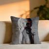 Angels And Demons Cushion Cover Cozy Velvet Throw PillowSoft Warm Cushion For Sofa  Bed