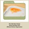 Cutting Board Double Sided Stainless Steel Cutting Board for Kitchen Food Grade PP Non-Slip Easy Clean Chopping Quick Defrosting