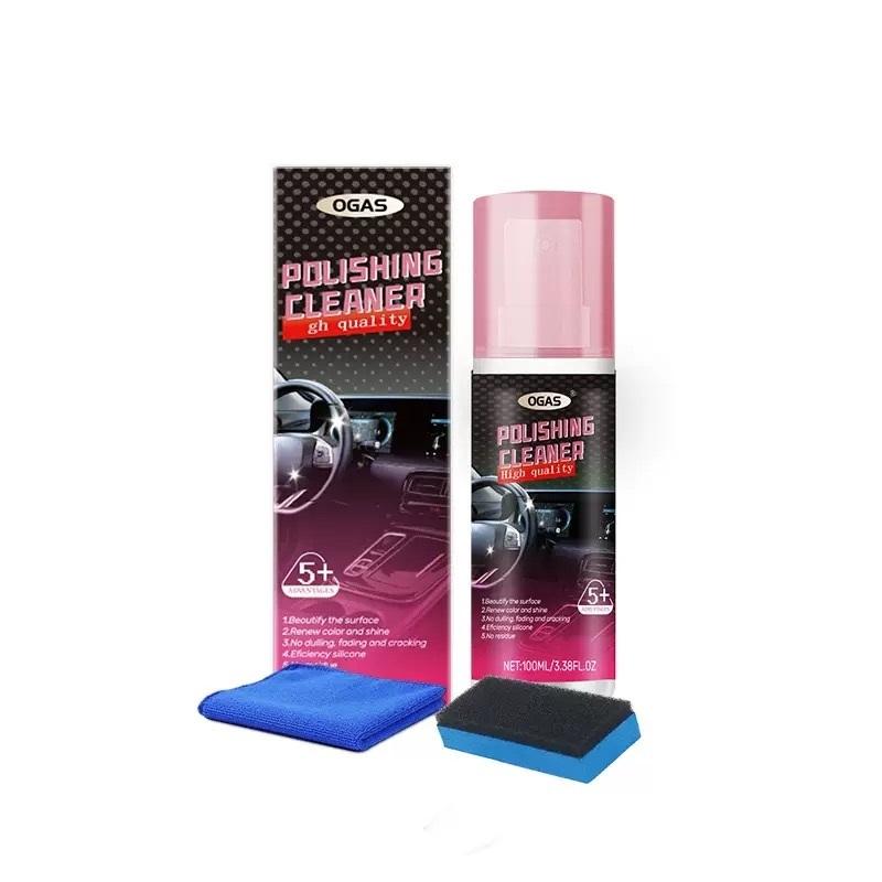 Pulitore Lucidante per Dettagli Interni Auto 100ml - Protettore All-in-One, Ripristina Colore e Lucentezza, per Vinile Gomma Plastica, Senza Residui