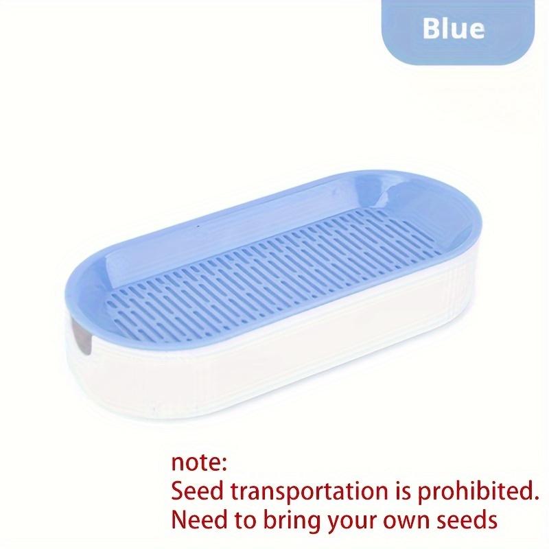 1pc New hydroponic box cat snack cat grass seed planting set separated soilless hydroponic cat grass