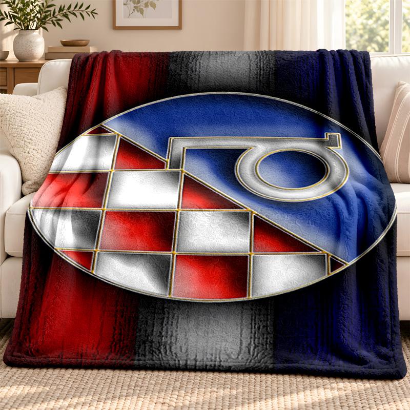 GNK Dinamo Zagreb blanket Flannel Blanket Soft Cozy Plush Throw for Sofa Bed Lightweight Home Decoration Outdoor camping