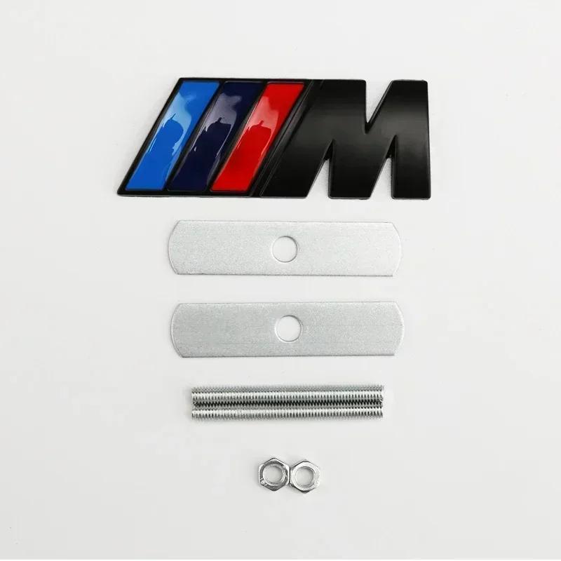 1pcs Metal Car Front Grille Badge Grill For Bmw M E28 E32 E43 E52 E53 E60 E63 E64 E90 E93 E94 E87 F10 F20 F30 G03 X1 X3 X5 X6 Z4