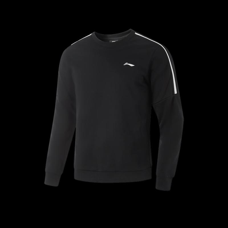

Li-Ning Men s Soft Fleece Pullover Crew Neck Sweatshirt XL