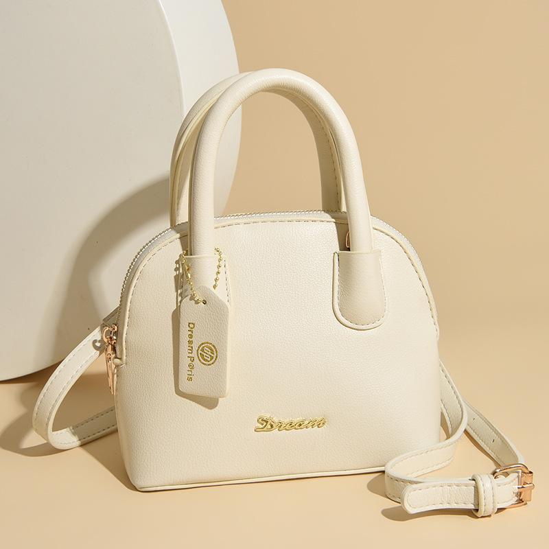 Borsa a tracolla alla moda di piccole dimensioni, Borsa a conchiglia semplice e versatile