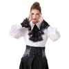 Gekräuseltes viktorianisches Spitzenjabot Viktorianischer Stil Kragen Manschetten Set Zubehörset Cosplay-Zubehör