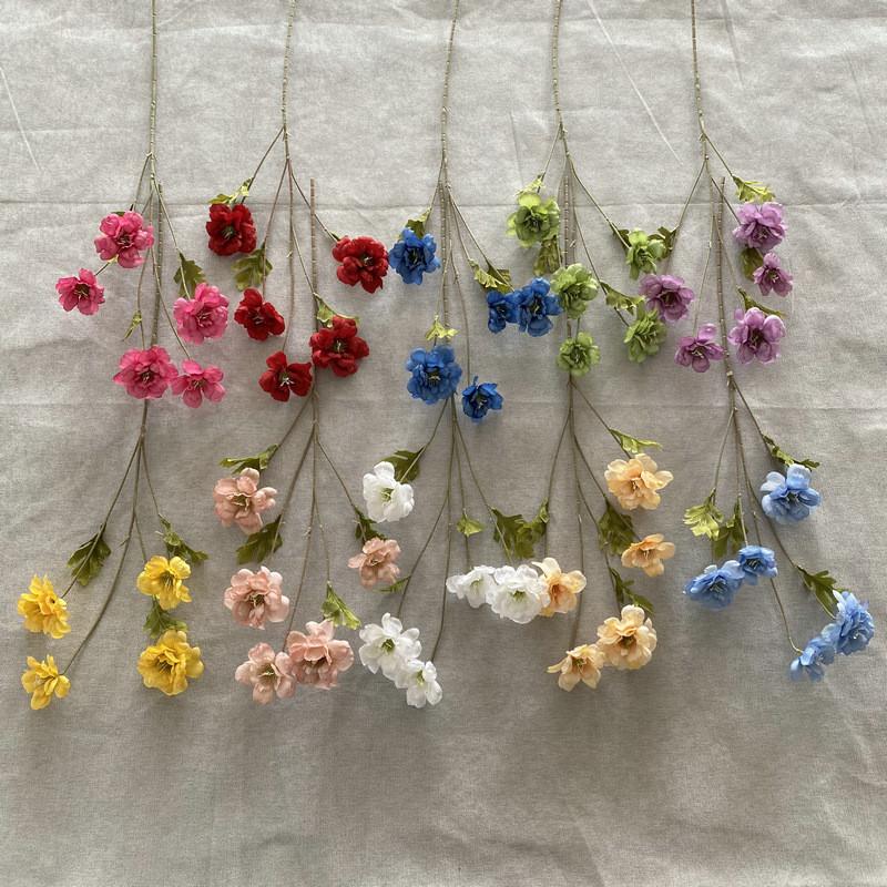 Hibiscus 5 Head Flowers For Wedding Ceremony And Reception Decorations