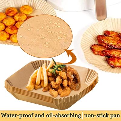 50 Pcs  Dutch Oven Liners Heat Resistant Rectangle Shape Design Paper for Baking Roasting Microwave Gift