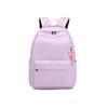 Schoolbag Female Campus Solid Color Backpack Fashion Junior High School Students Large Capacity Backpack