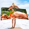 Microfiber Beach Towels Oversized Beach Blanket Towel Portable Ultra Soft Super Water Absorbent Beach Throw Towel For Adults