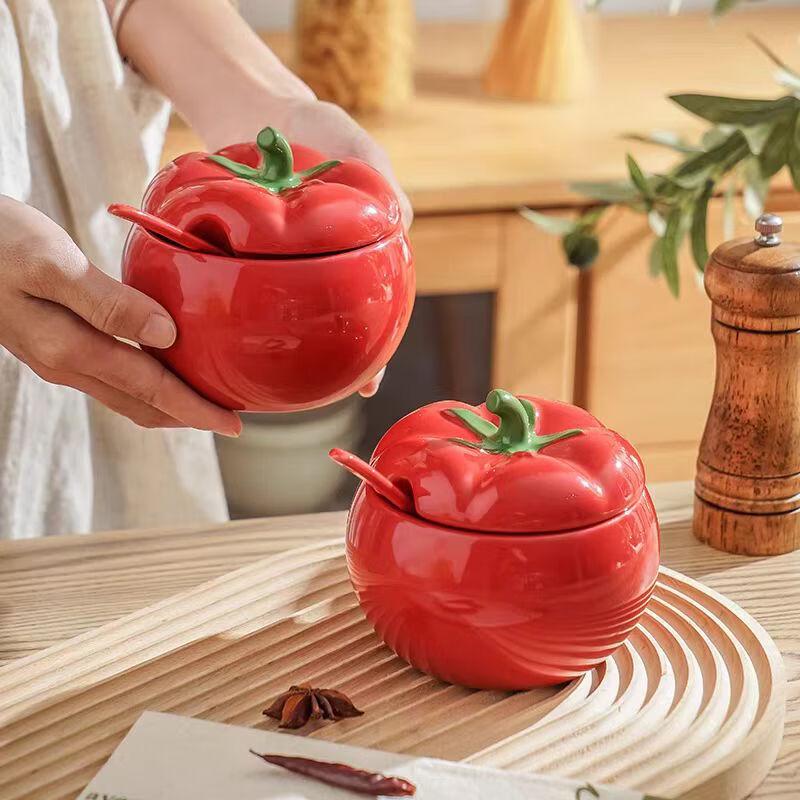 ZISIZ Ceramic Spice Jar Set