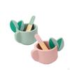Wooden Dessert Cake Play Set Toys with Muffins Cakes Donuts, Afternoon Tea Party for