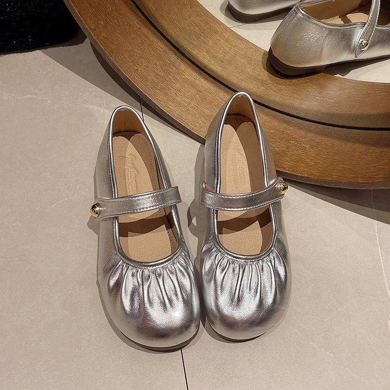 Flat bottom Mary Jane single shoes women's new summer skirt shallow mouth soft sole