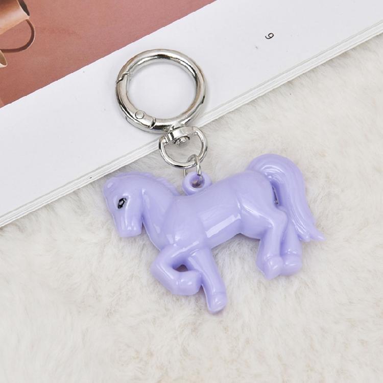 Stylish Bag Accessory Horse Keychain In 3D Design Using Premium Acrylic for Gift Giving Personal Style Lightweight Charm
