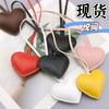 PU Leather Heart-shaped Pendant