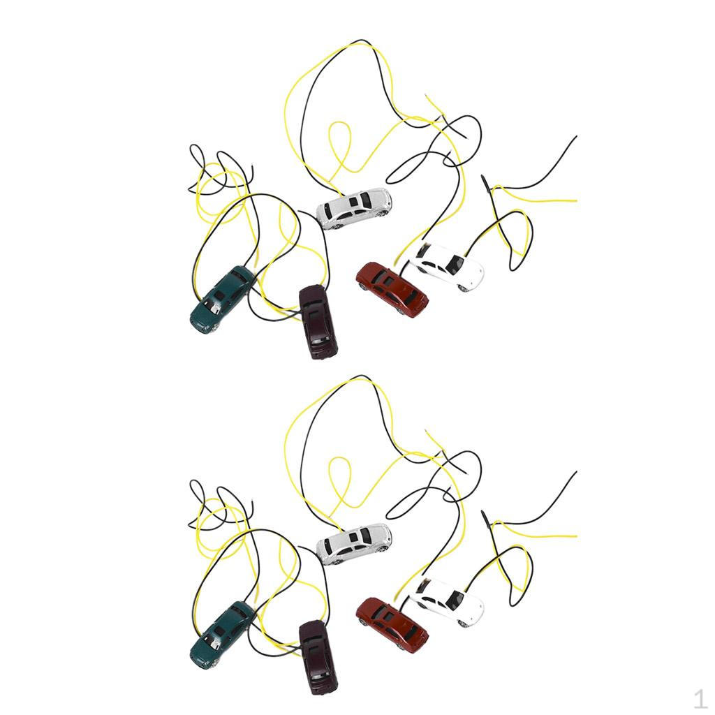 

10 шт. окрашенные модели электромобилей, макет поезда Z :200