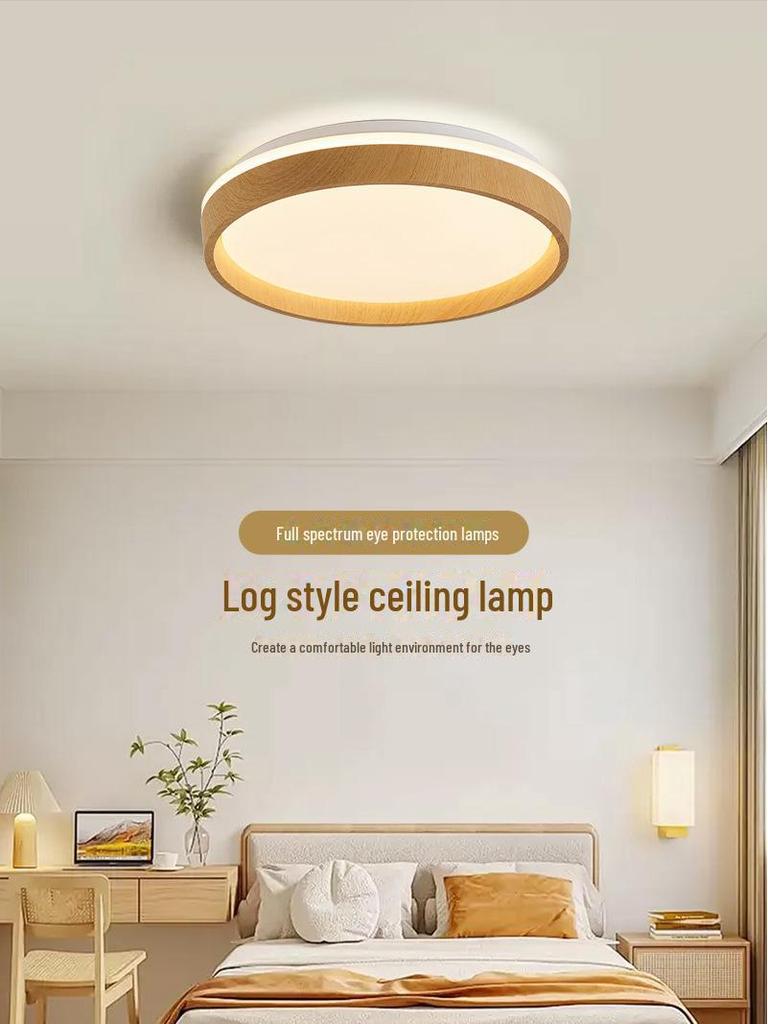 Moderne LED-Deckenleuchte im japanischen Stil für Schlafzimmer oder Arbeitszimmer