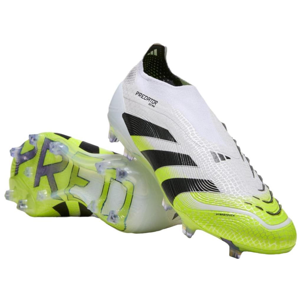 adidas Predator Elite Schnürlos FG Radiant Blaze Pack Unisex Sneaker Wolkenweiß Kernschwarz JI1075