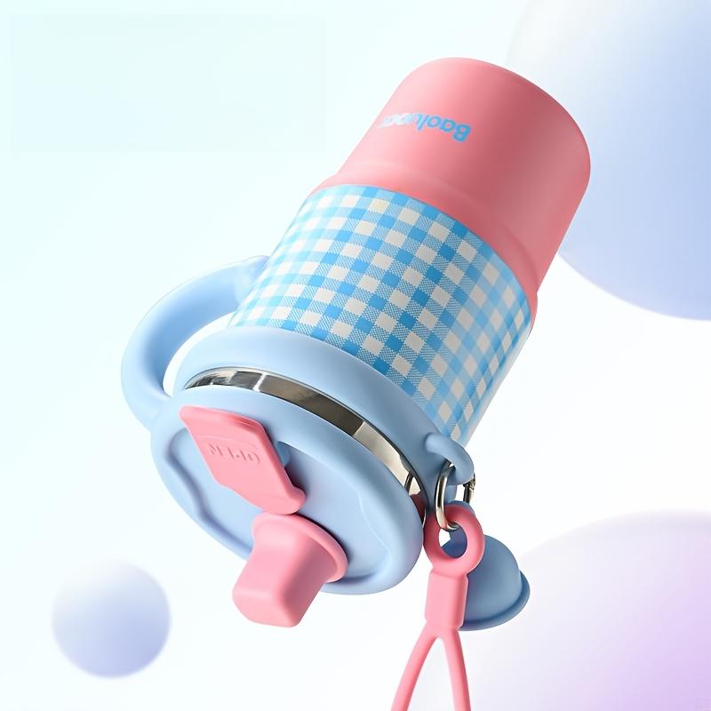 Stylish Coffee Thermos Mug for 2025, Ideal for Students, Features a Large Capacity, Handle, And Straw, Perfect for On The Go