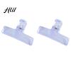 Acrylic Binder Clip 2Pcs Clear Clips with Strong Grip Colorful Paper for Small Office School Home Reusable Organizing Documents Photos Crafts