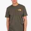 THE NORTH FACE T Shirt Men's Army Green NF0A7R9K2-1L1