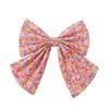 Elegant Floral Cotton Kids Bows Spring Butterfly Hair Clip Fashion Print Hair Barrette For Women Girls Sweet Hairpin Accessories