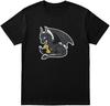 Whimsical Dragon Reading T-Shirt – Fantasy Creature Graphic Tee
