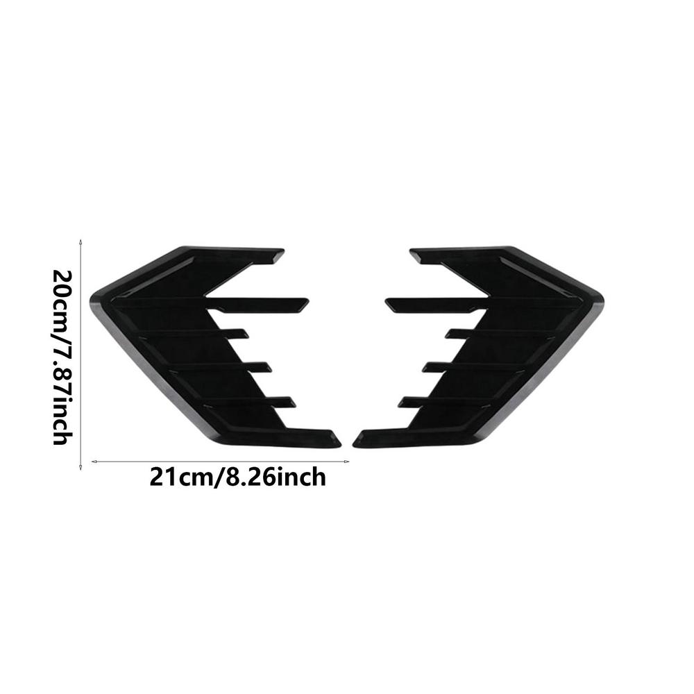 Universal Car Shark Gills Side Air Outlet Vent Decoration Sticker Trim Cover Decal Exterior Styling Accessories 2Pcs/Set