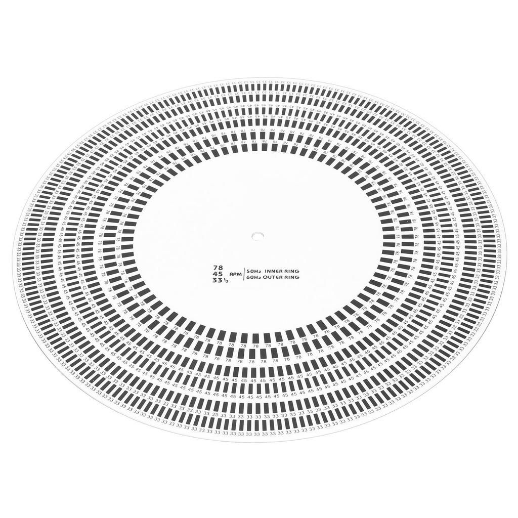 LP Stroboscope Disc Rotational Speed Detection LP Vinyl Turntables Calibration Disc for Vinyl Record Player