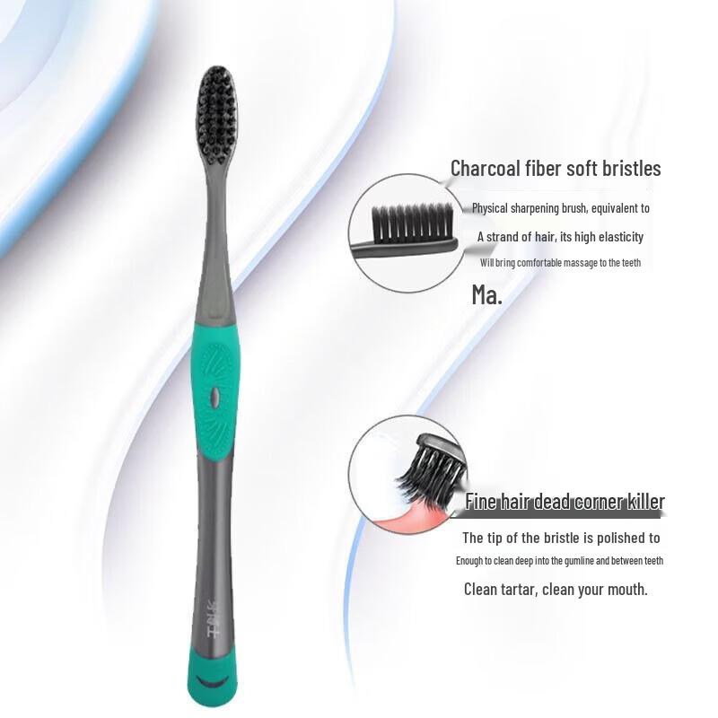 Dr. Teeth Charcoal Whitening Toothbrush 5-Pack