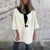 Damenmode Herbst und Winter Casual Loose Zip Stehkragen Jacke Mantel
