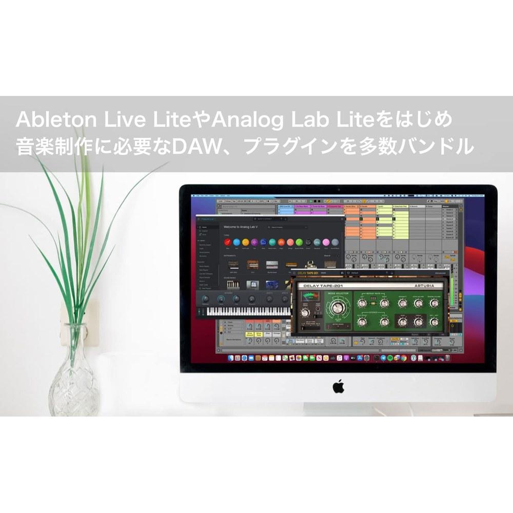 Arturia MiniFuse 2 Audio Interface Dual Audio and MIDI Interface Music Production Software Included Black