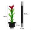 Magic Wand to Flower Easy Magic Trick Toys Close Up Flowerpot Wand Stage Show Prop Appearing Flower Trick Gift for Adults Kids