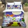 3D Printing Cartoon Lovely Hamtaro Bedding Set Duvet Cover Pillow Set Birthday Gift Children Quilt Cover Bedding Home Textiles