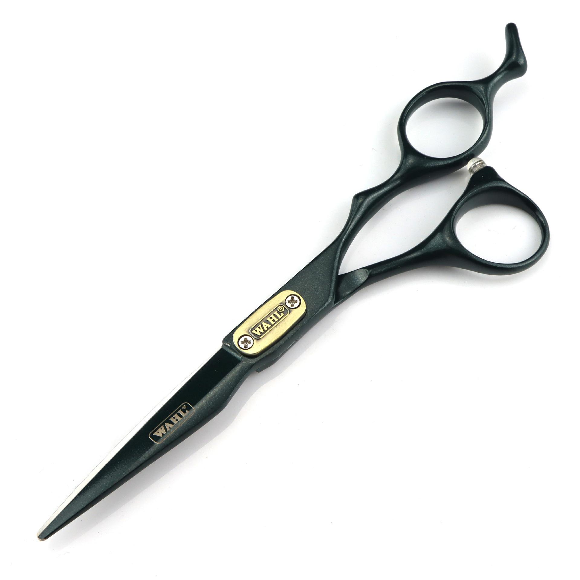 6.0 inch XY-11 dark green paint wall, bright flat cut tooth cut hair cut hair cut Xy-11 flat scissors