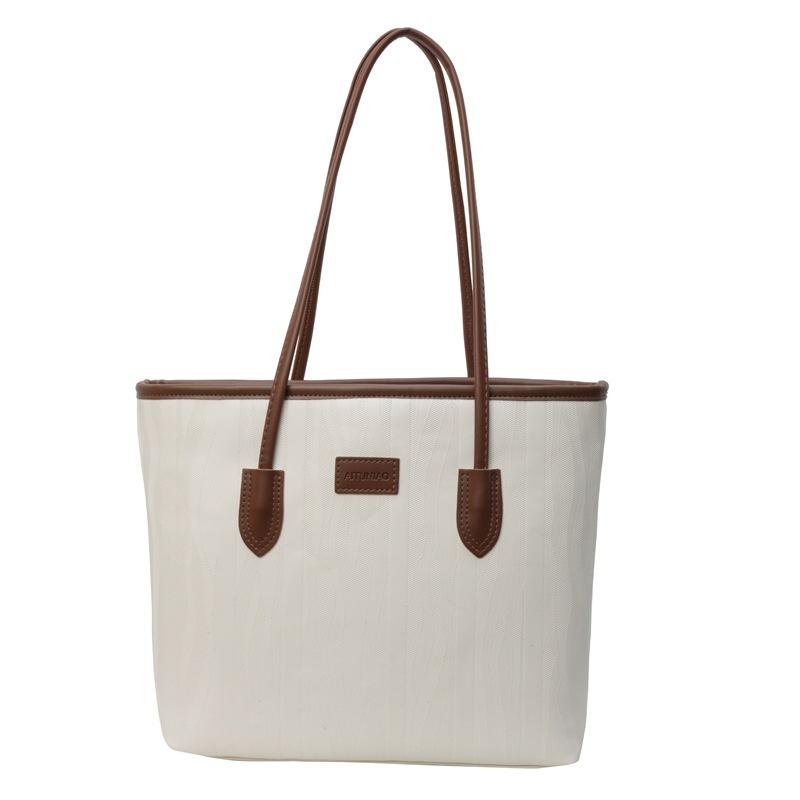 Large-capacity Bags, Women's New Trendy Spring and Summer Simple and Versatile Shoulder Bags, Casual Work Commuter Tote Bags