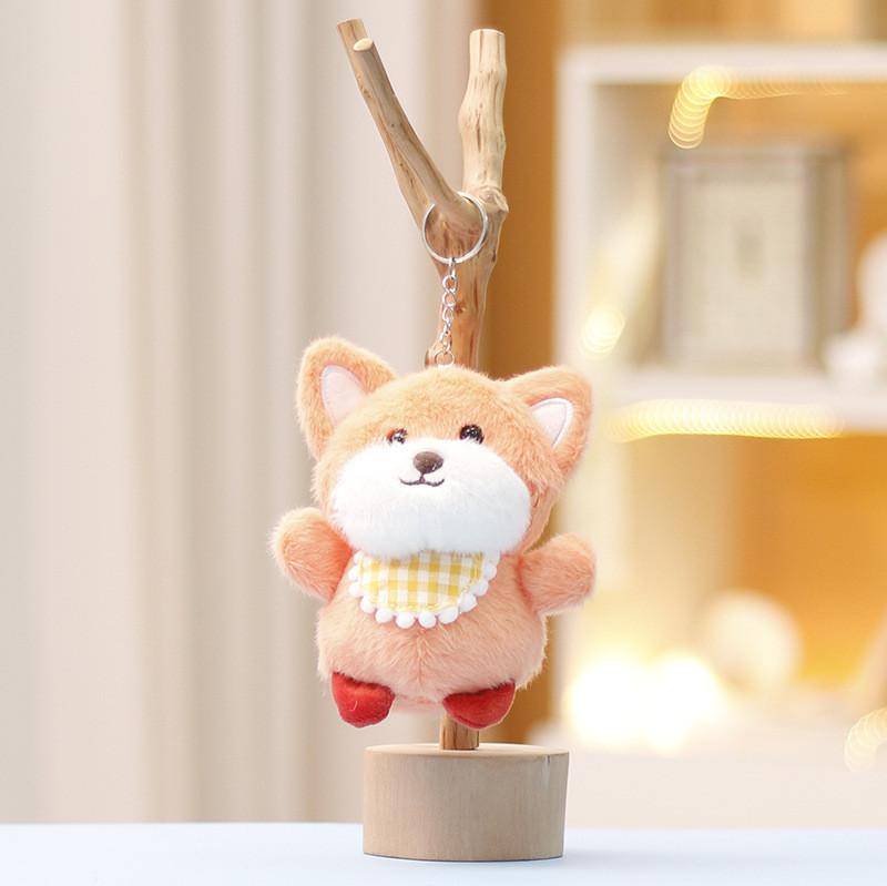Plush Toy Panda With Pp Cotton Filling Keychain For Kids Room Accessory Gift